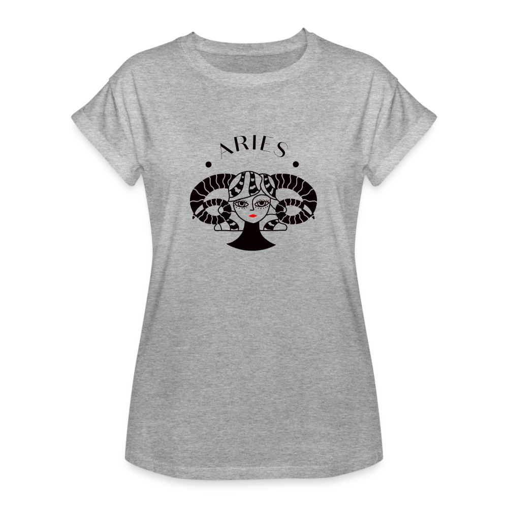 Aries Women's Relaxed Fit T-Shirt - heather gray