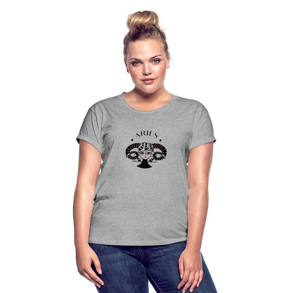 Aries Women's Relaxed Fit T-Shirt - heather gray