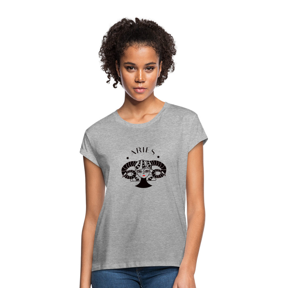 Aries Women's Relaxed Fit T-Shirt - heather gray