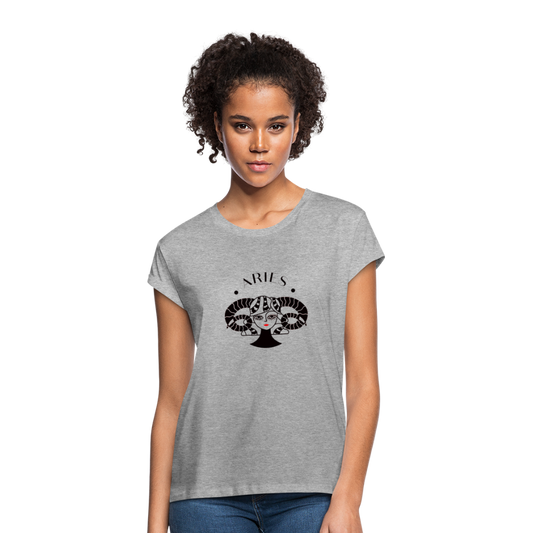 Aries Women's Relaxed Fit T-Shirt - heather gray