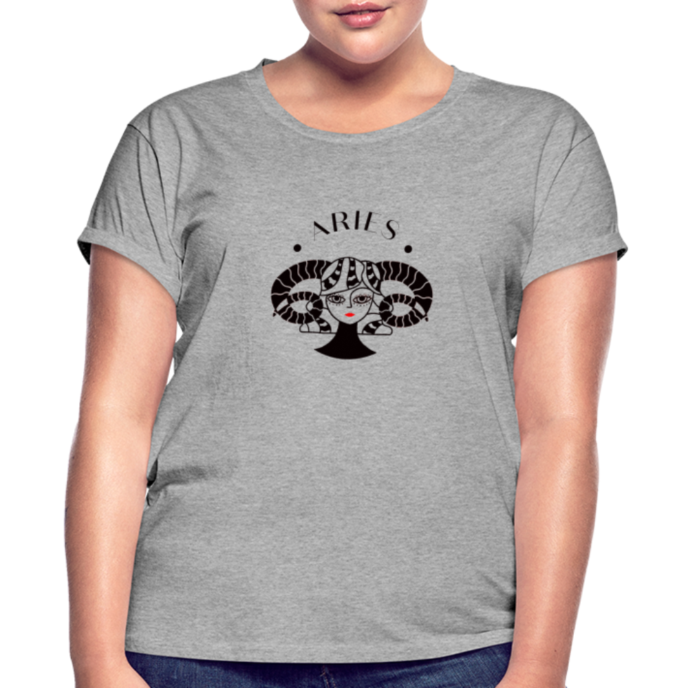 Aries Women's Relaxed Fit T-Shirt - heather gray