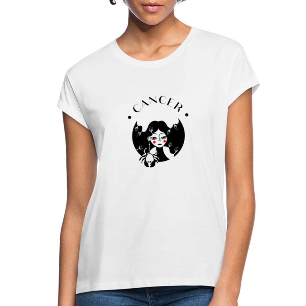 Cancer Women's Relaxed Fit T-Shirt - white