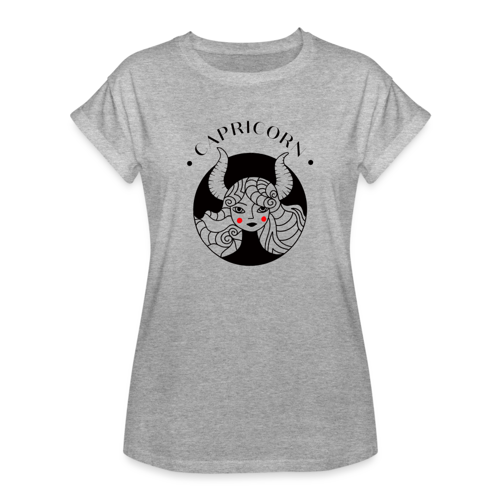 Capricorn Women's Relaxed Fit T-Shirt - heather gray