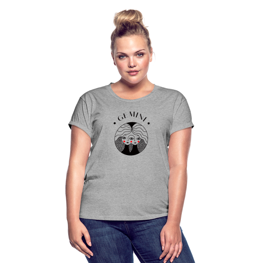 Gemini Women's Relaxed Fit T-Shirt - heather gray