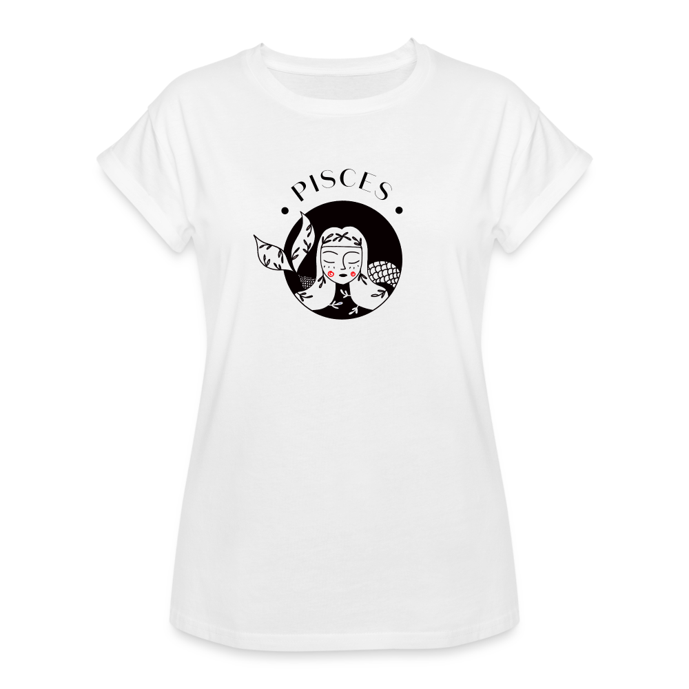 Pisces Women's Relaxed Fit T-Shirt - white