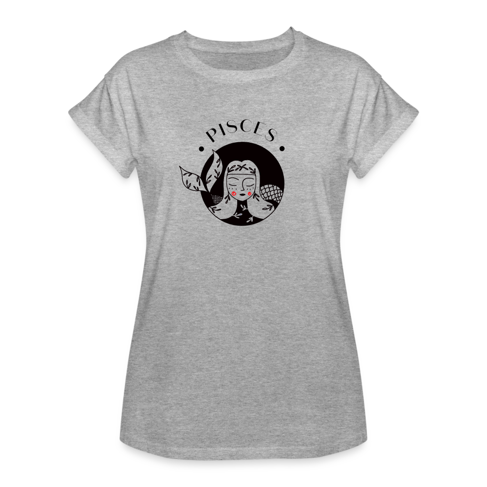 Pisces Women's Relaxed Fit T-Shirt - heather gray