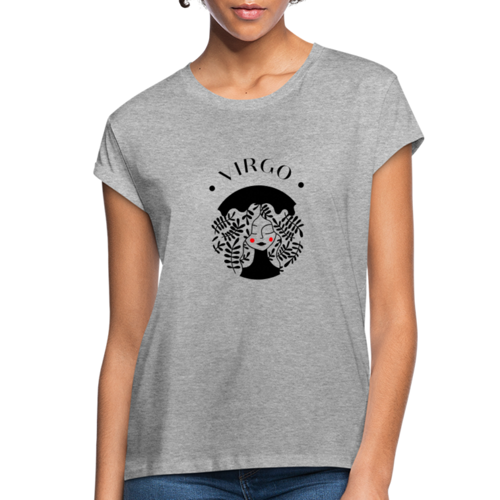 Virgo Women's Relaxed Fit T-Shirt - heather gray