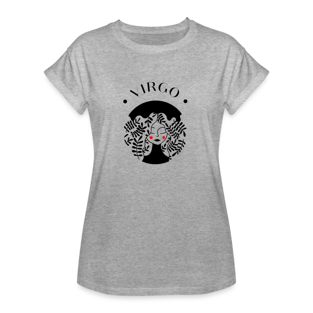 Virgo Women's Relaxed Fit T-Shirt - heather gray