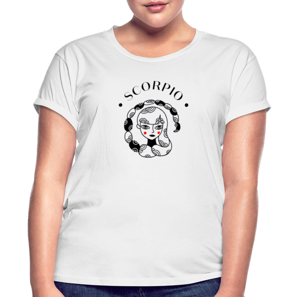 Scorpio Women's Relaxed Fit T-Shirt - white