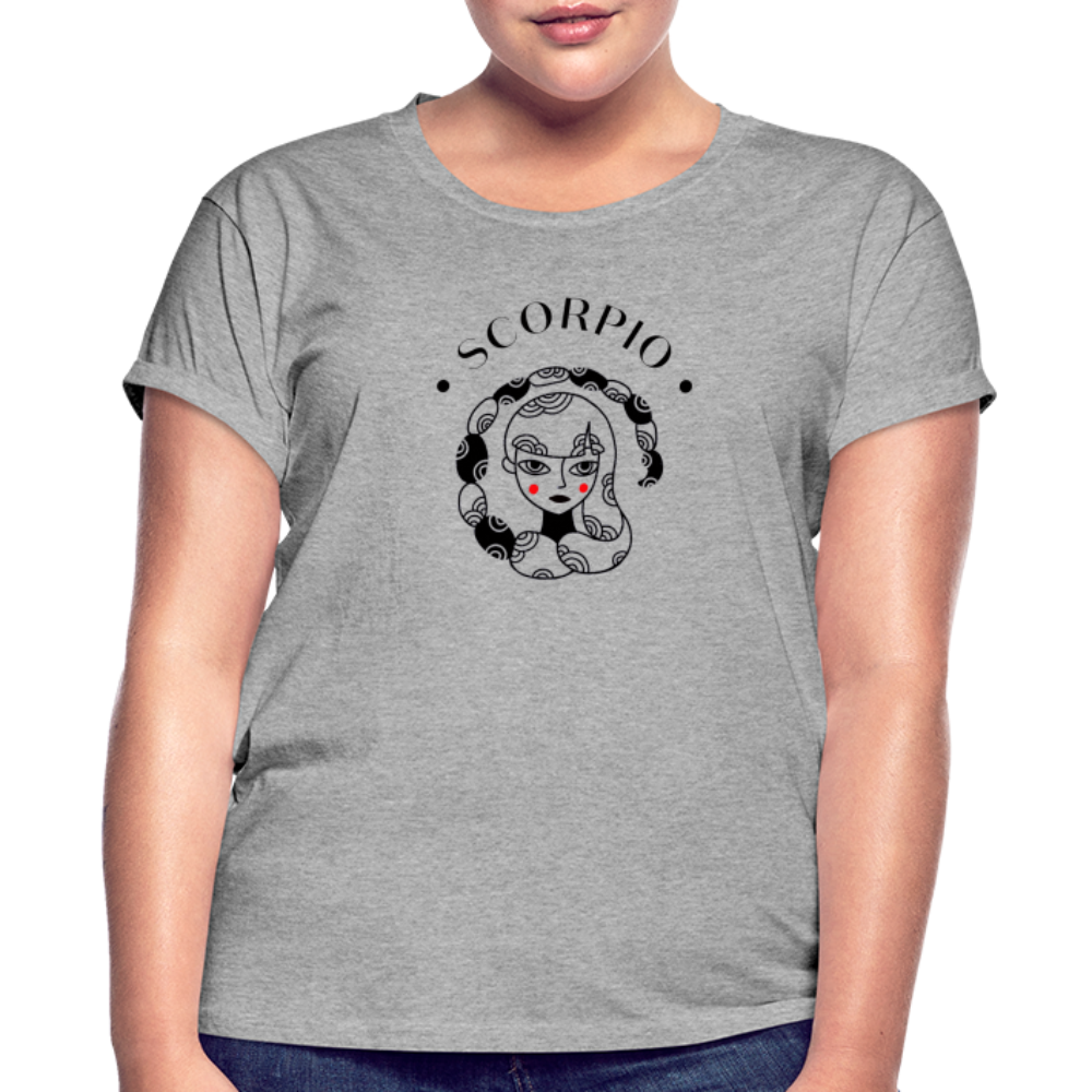 Scorpio Women's Relaxed Fit T-Shirt - heather gray