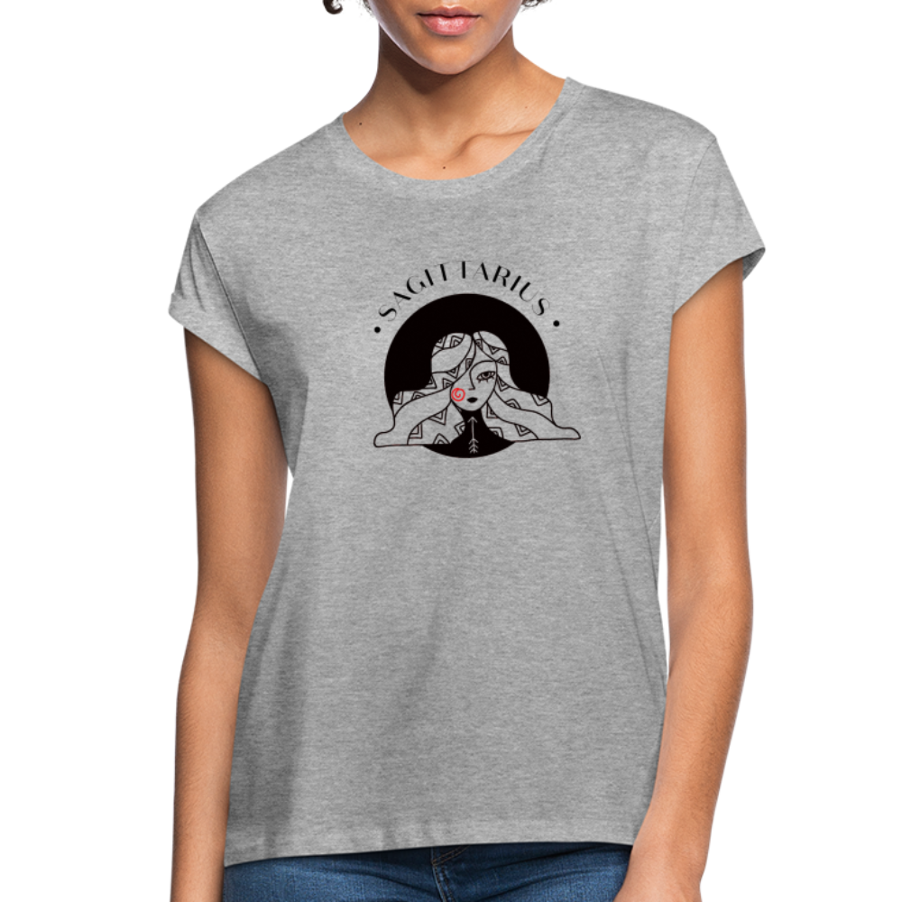 Sagittarius Women's Relaxed Fit T-Shirt - heather gray