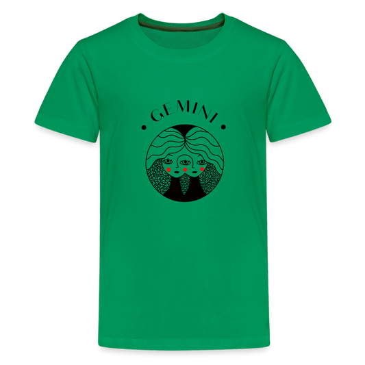 Gemini Kids' Premium T-Shirt - kelly green