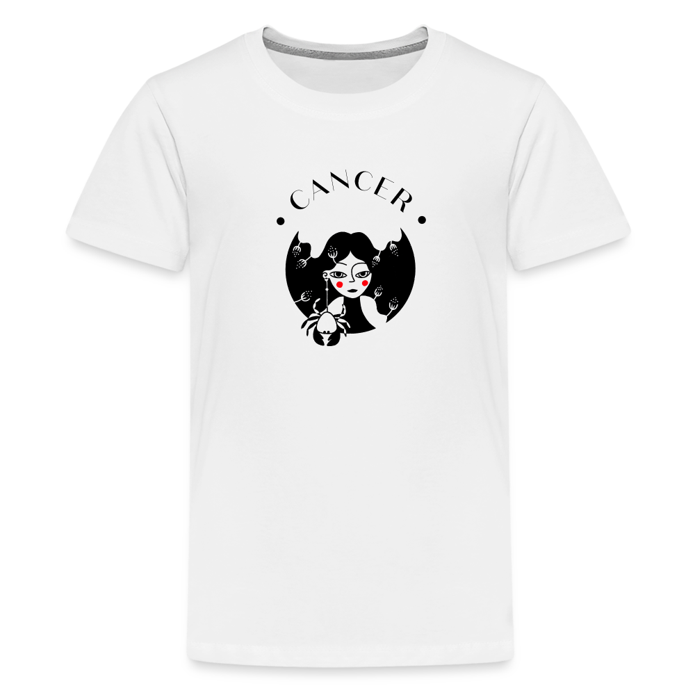 Cancer Kids' Premium T-Shirt - white