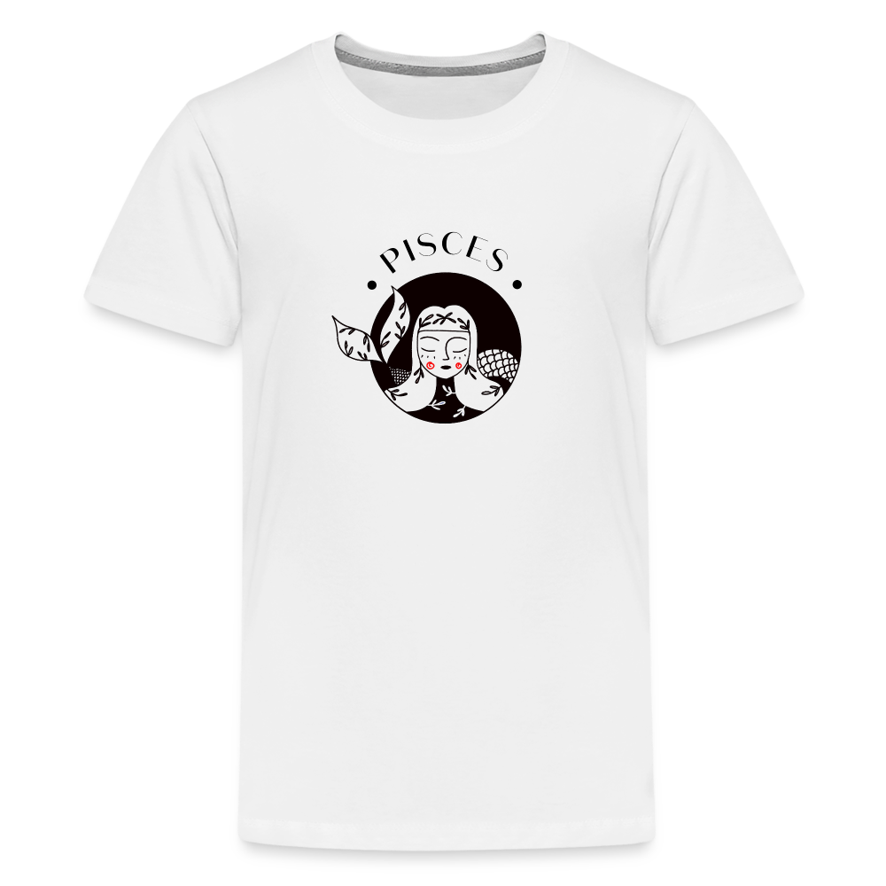 Pisces Kids' Premium T-Shirt - white