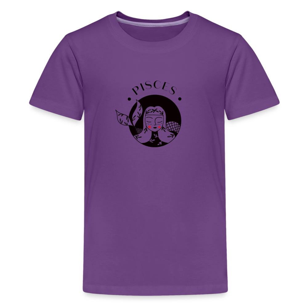 Pisces Kids' Premium T-Shirt - purple