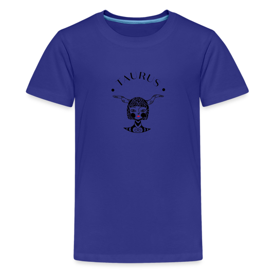 Taurus Kids' Premium T-Shirt - royal blue