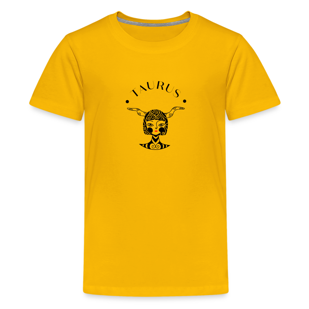 Taurus Kids' Premium T-Shirt - sun yellow