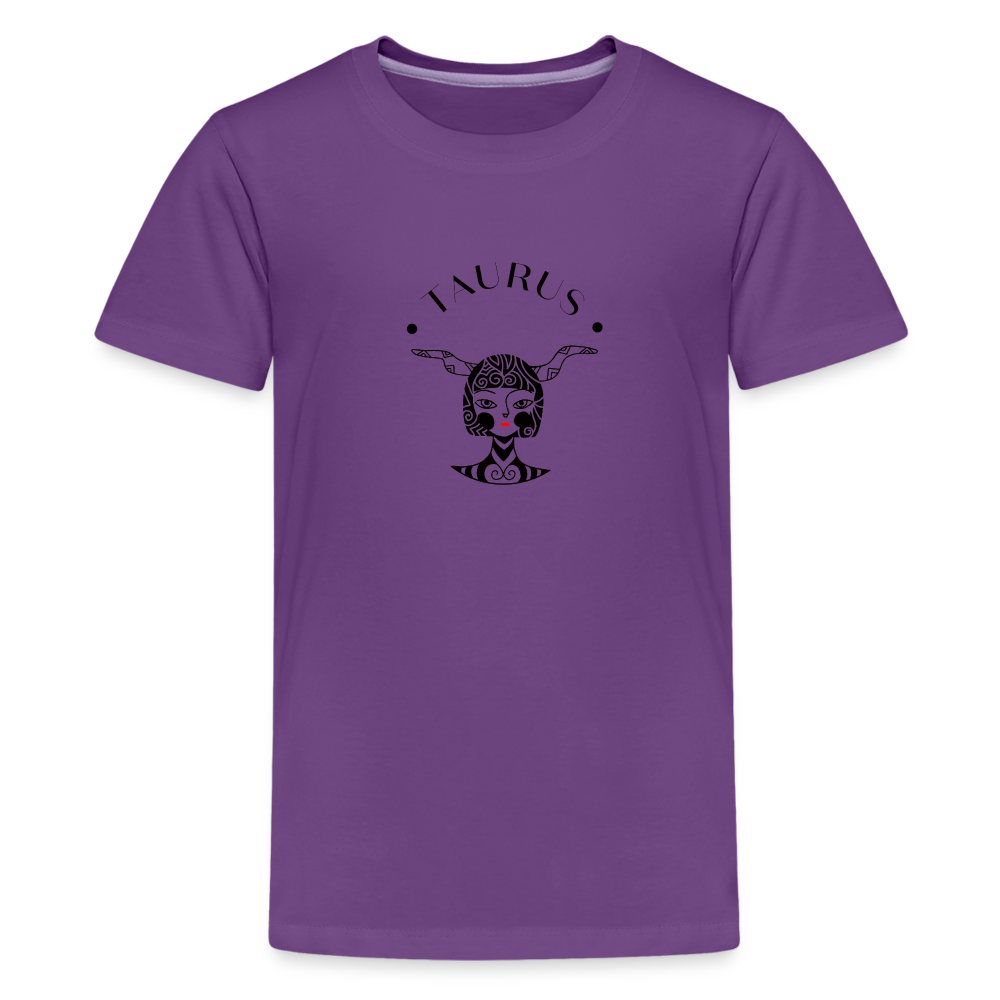 Taurus Kids' Premium T-Shirt - purple