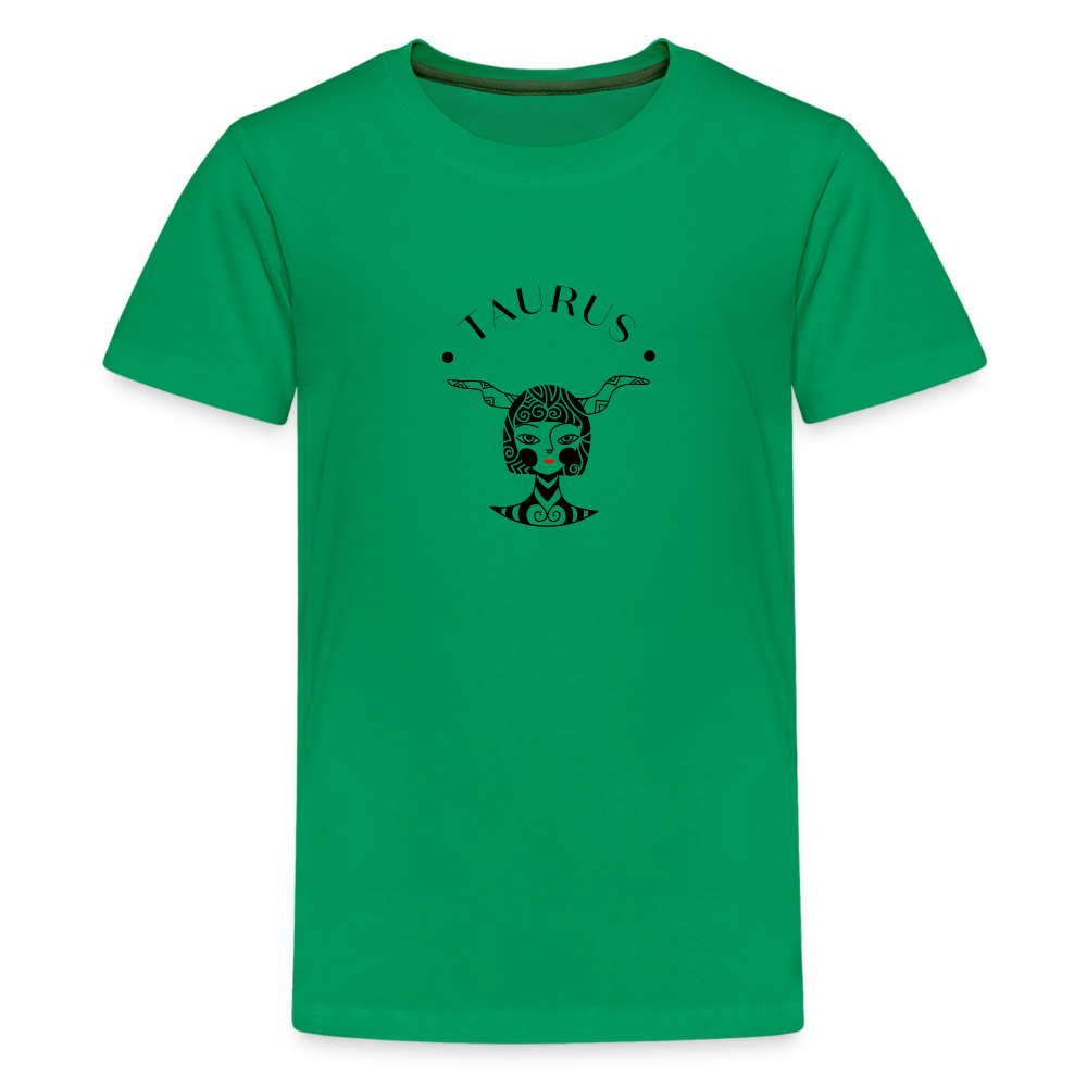 Taurus Kids' Premium T-Shirt - kelly green