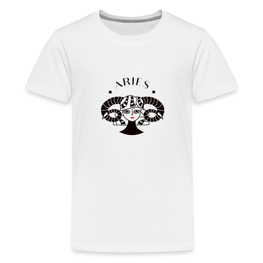 Aries Kids' Premium T-Shirt - white