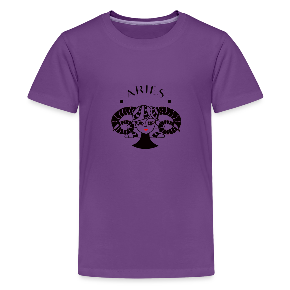 Aries Kids' Premium T-Shirt - purple