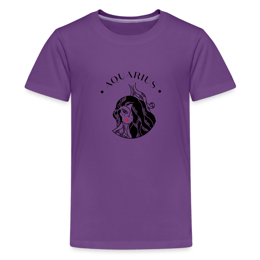 Aquarius Kids' Premium T-Shirt - purple