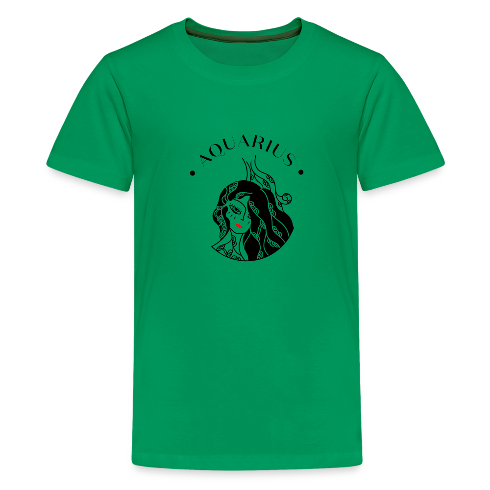 Aquarius Kids' Premium T-Shirt - kelly green