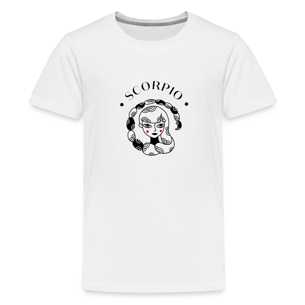 Scorpio Kids' Premium T-Shirt - white