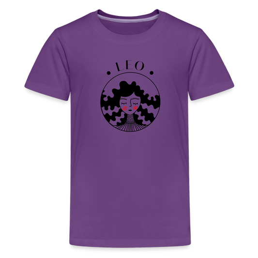 Leo Kids' Premium T-Shirt - purple