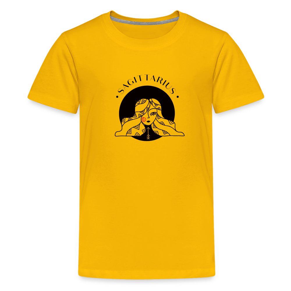 Sagittarius Kids' Premium T-Shirt - sun yellow