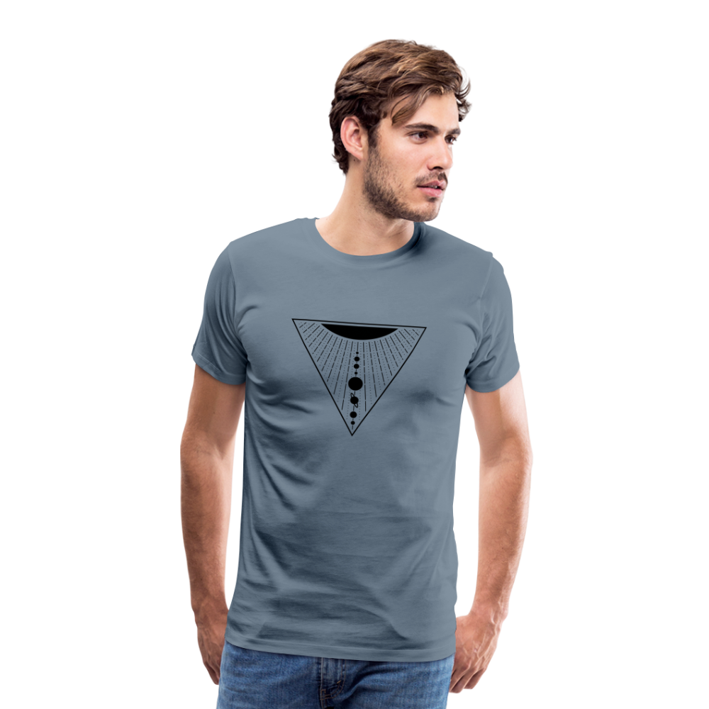 Solar System Men's Premium T-Shirt - steel blue