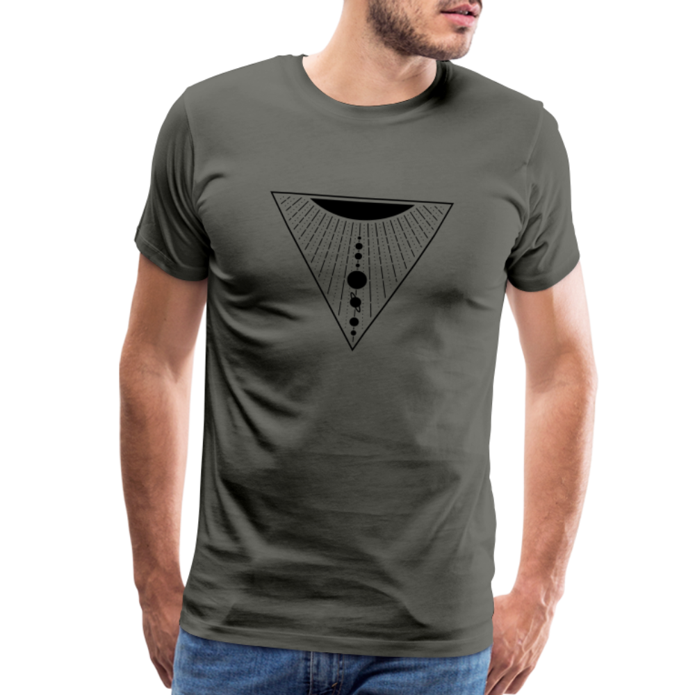 Solar System Men's Premium T-Shirt - asphalt gray