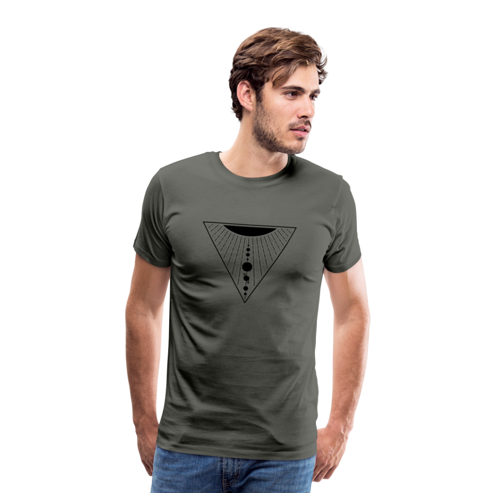 Solar System Men's Premium T-Shirt - asphalt gray