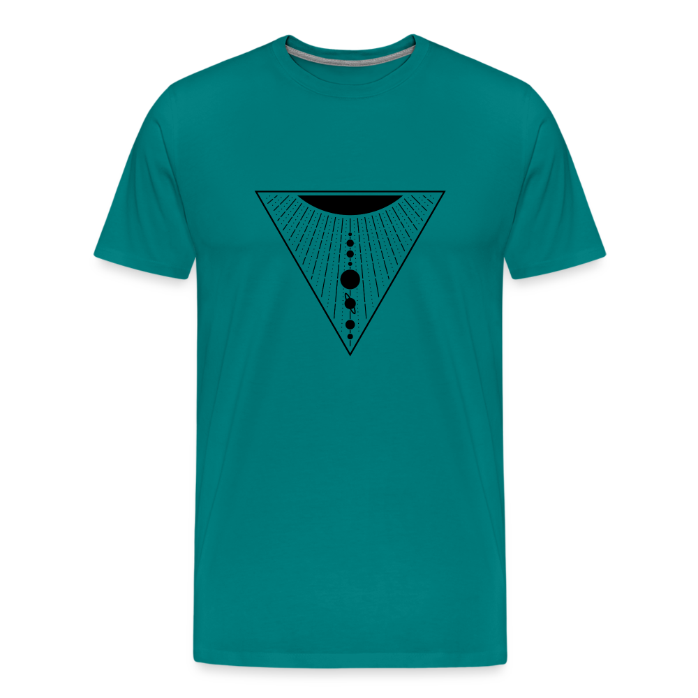 Solar System Men's Premium T-Shirt - teal