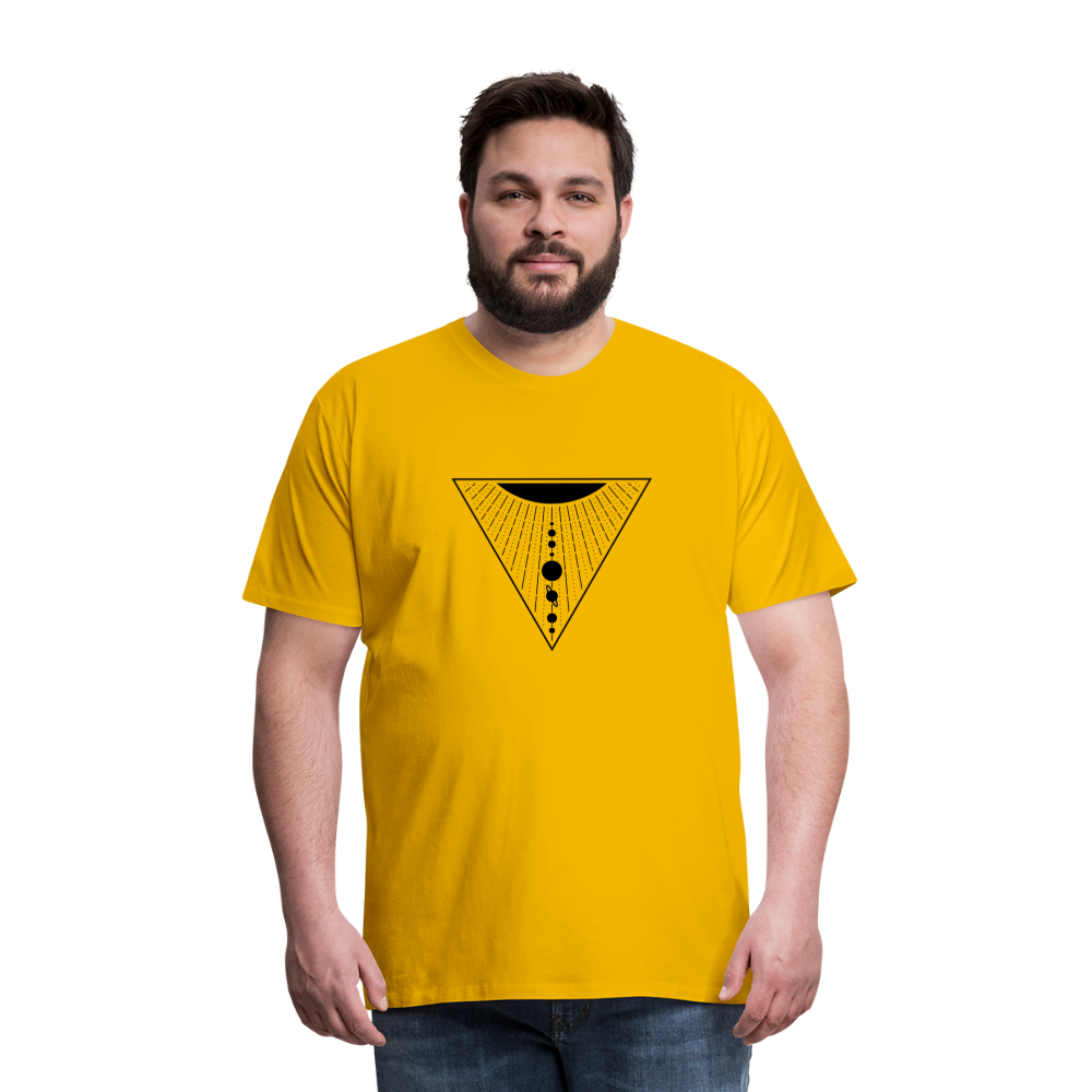 Solar System Men's Premium T-Shirt - sun yellow