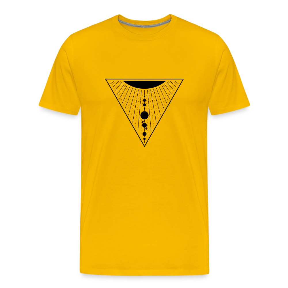 Solar System Men's Premium T-Shirt - sun yellow