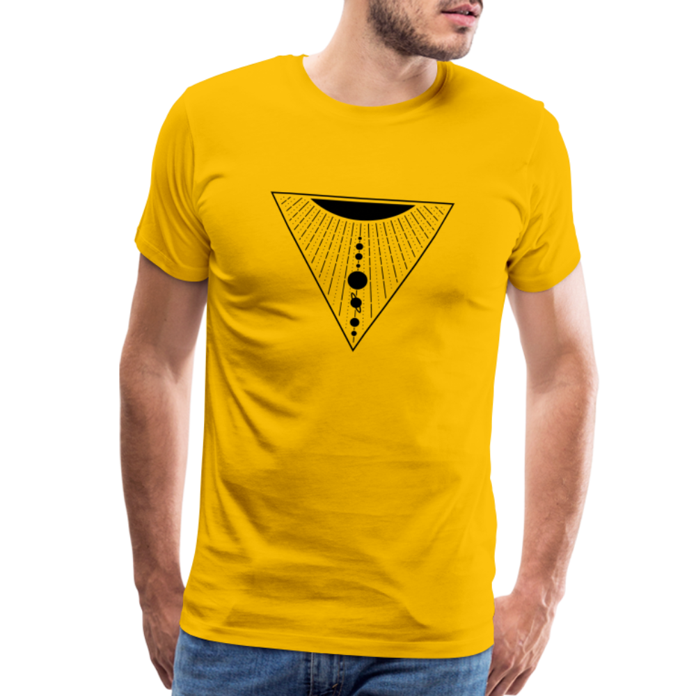 Solar System Men's Premium T-Shirt - sun yellow