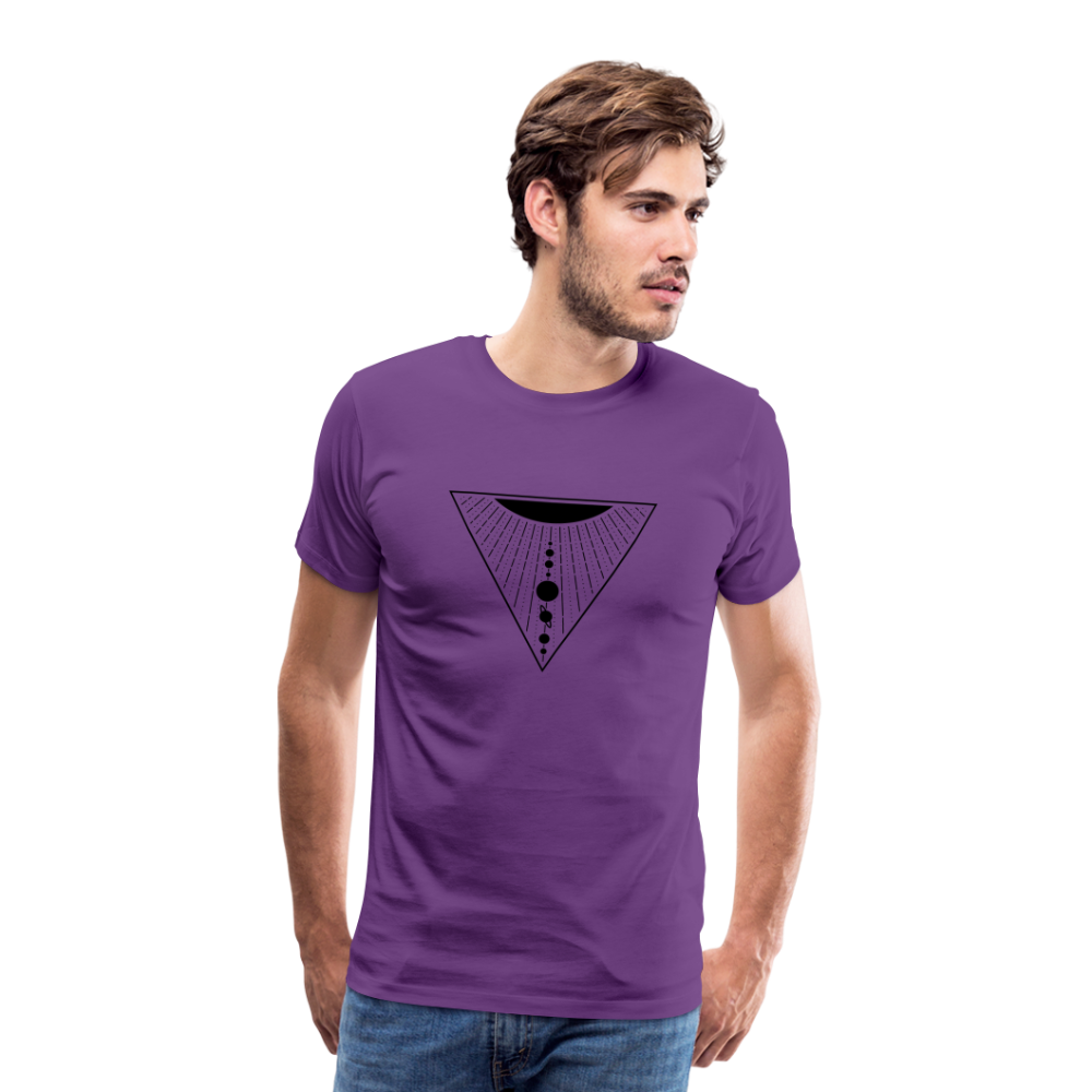 Solar System Men's Premium T-Shirt - purple