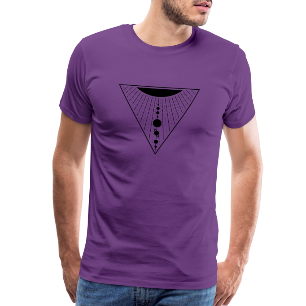 Solar System Men's Premium T-Shirt - purple