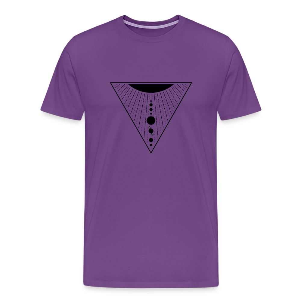 Solar System Men's Premium T-Shirt - purple