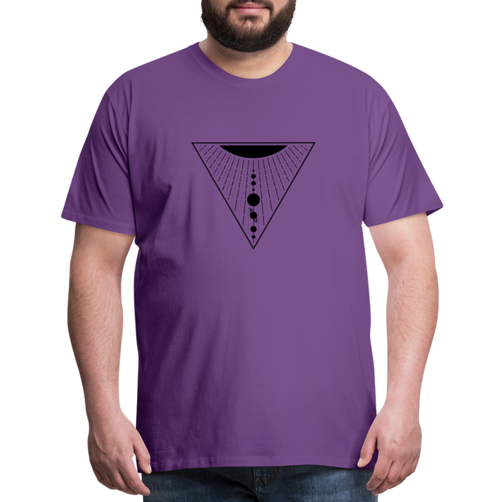 Solar System Men's Premium T-Shirt - purple