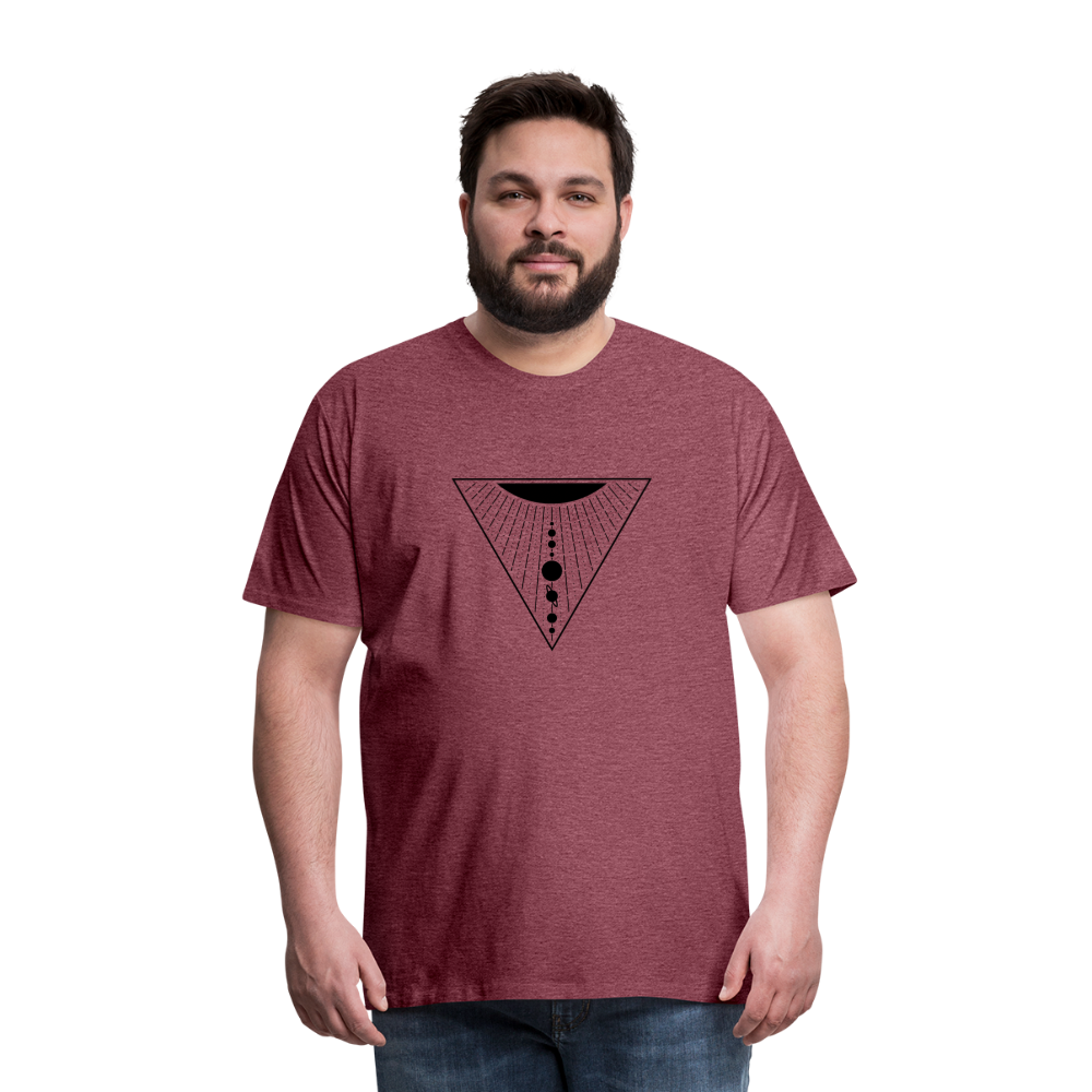 Solar System Men's Premium T-Shirt - heather burgundy