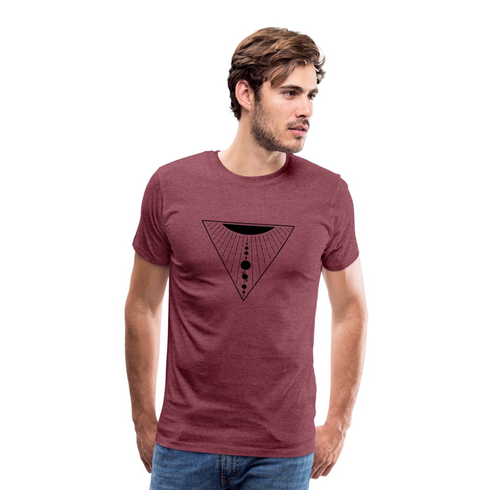 Solar System Men's Premium T-Shirt - heather burgundy