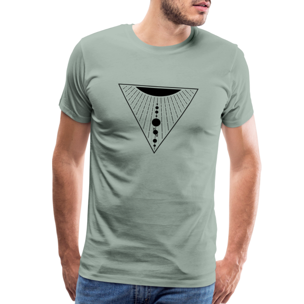 Solar System Men's Premium T-Shirt - steel green