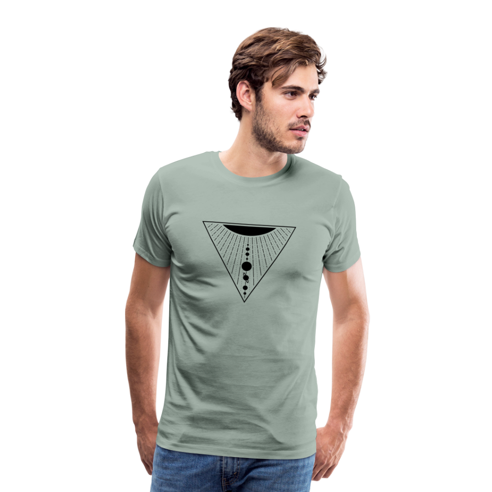 Solar System Men's Premium T-Shirt - steel green