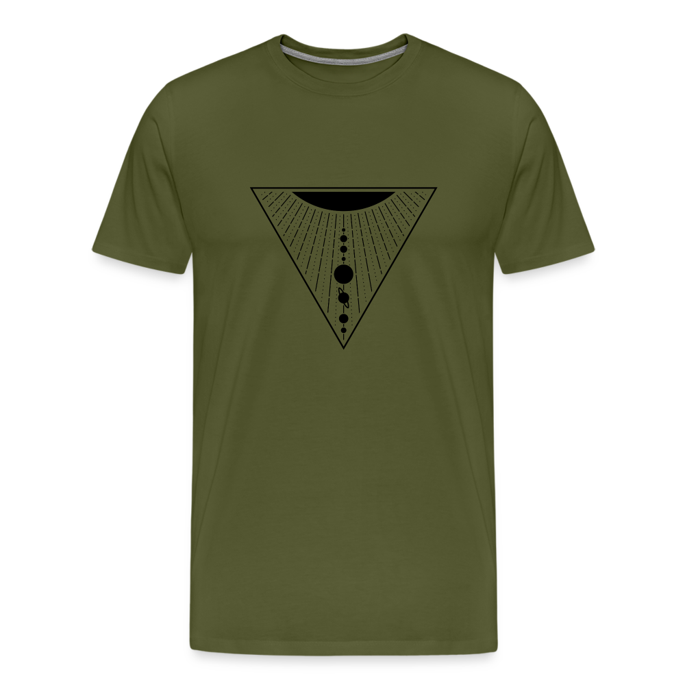 Solar System Men's Premium T-Shirt - olive green