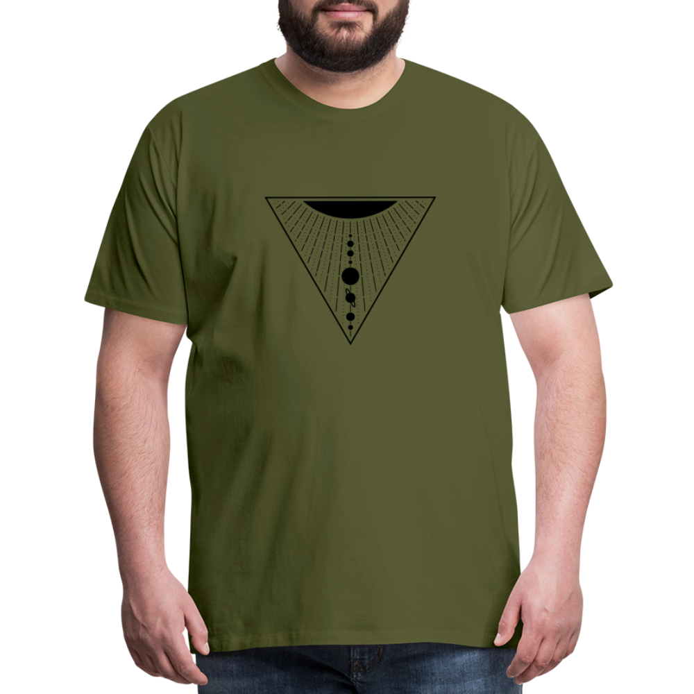 Solar System Men's Premium T-Shirt - olive green