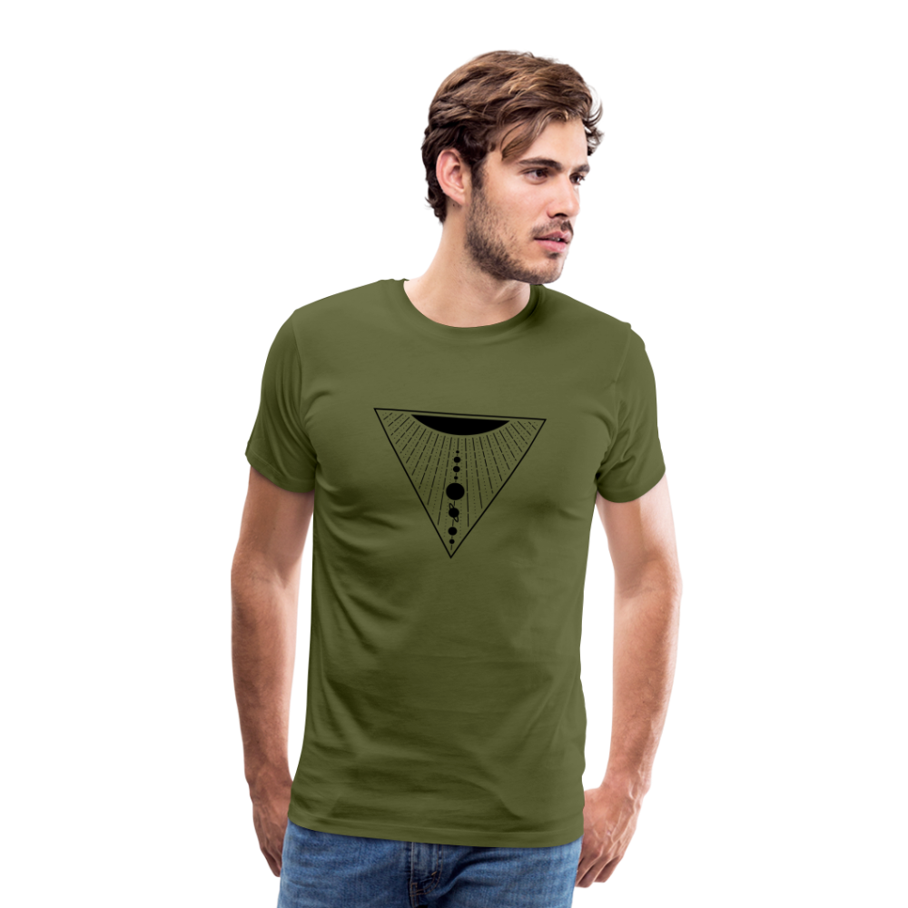 Solar System Men's Premium T-Shirt - olive green