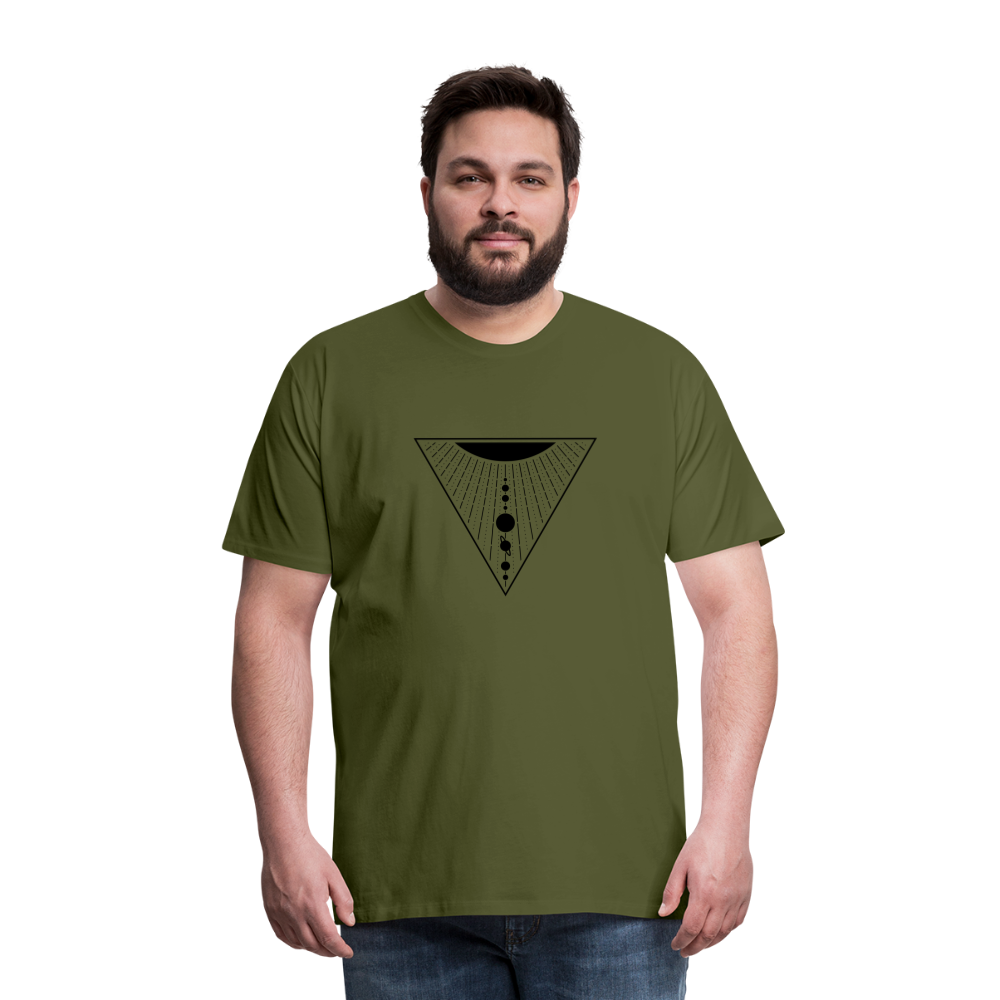 Solar System Men's Premium T-Shirt - olive green