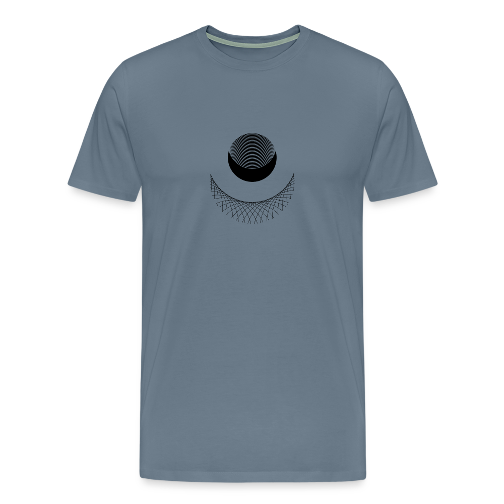 Satellite I Men's Premium T-Shirt - steel blue